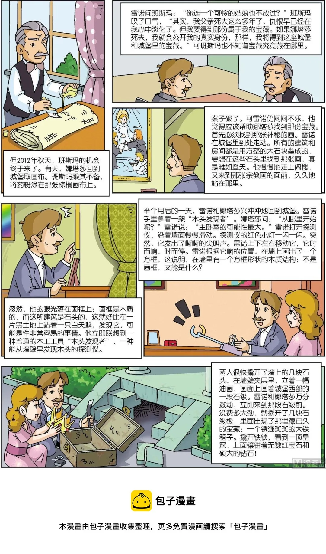 古今中外成语漫画,第146话 乌克兰古堡魔画杀人之谜5图