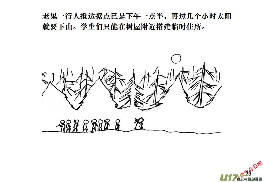 生存日记vlog漫画,（第十一季）2 寻找露营地3图