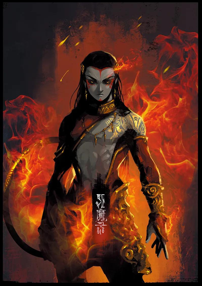 驱魔录孙悟空最强形态漫画,17 哪吒·惩罚1图