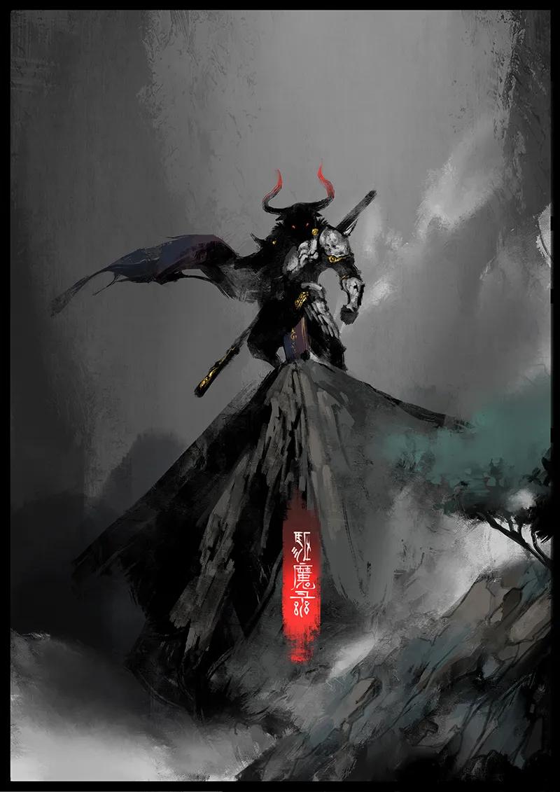 驱魔录孙悟空最强形态漫画,47 狮驼岭·父子兵1图
