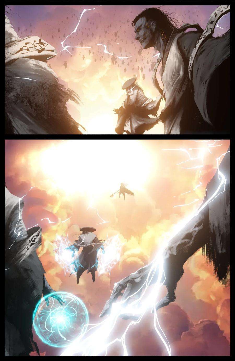 驱魔录杨戬漫画,245 艰难应战2图