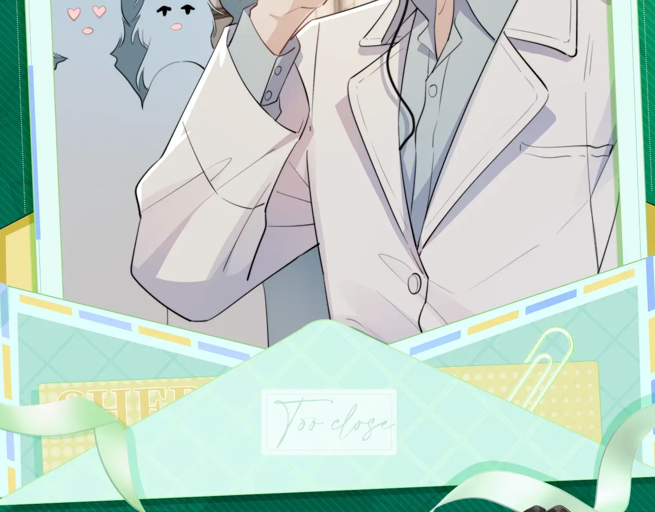 过度接触你漫画哪里免费看漫画,特典高光卡01·学长到访2图