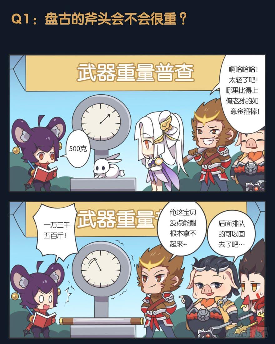 王者萌萌假日免费下漫画,盘古的秘闻2图