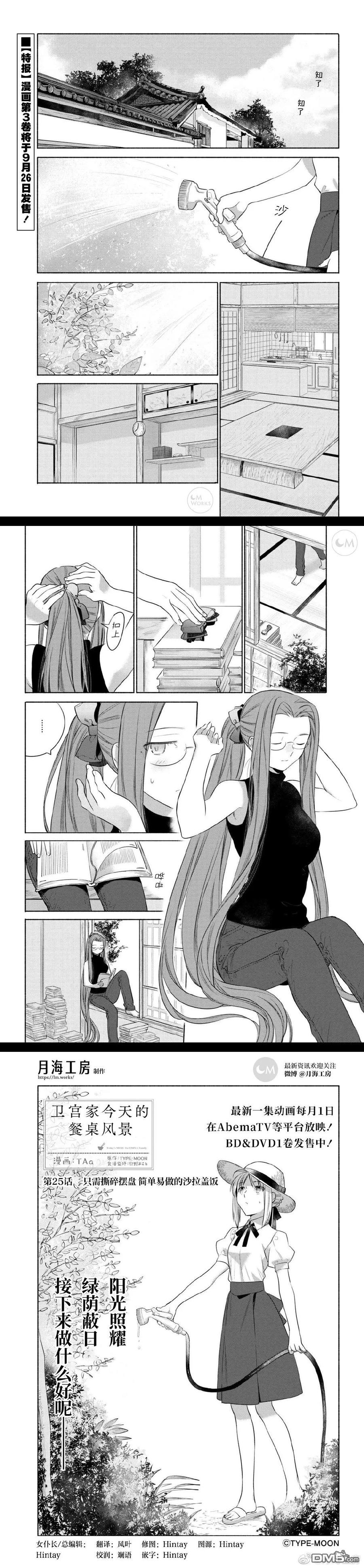 卫宫家今天的饭伊莉雅漫画,025 撕下来，放上去，简便的沙拉盖饭2图