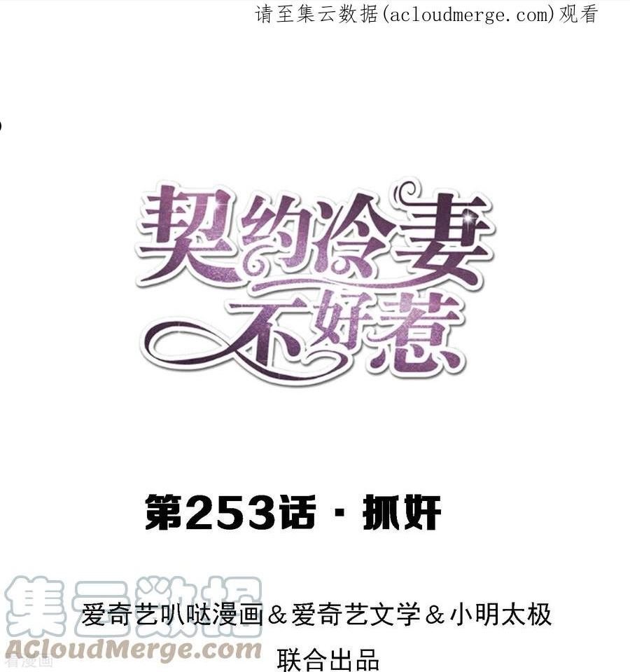 契约冷妻不好惹电视剧漫画,第253话 抓奸1图