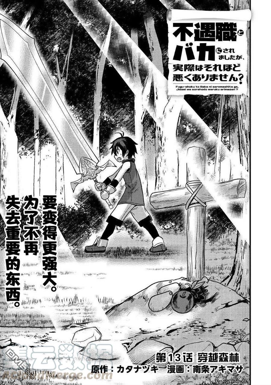 不幸职业鉴定士实则最强在线观看漫画,第13话1图