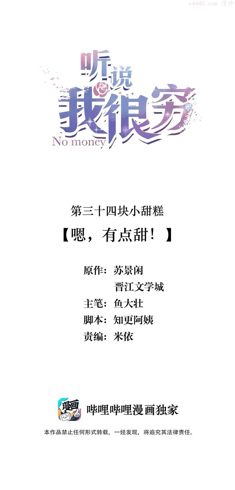 听说我很穷[娱乐圈]漫画,034 嗯，有点甜！2图