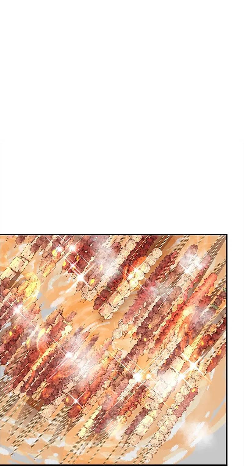 仙尊奶爸当赘婿第50集漫画,第344话 难得聚餐，撸串逛街！4图