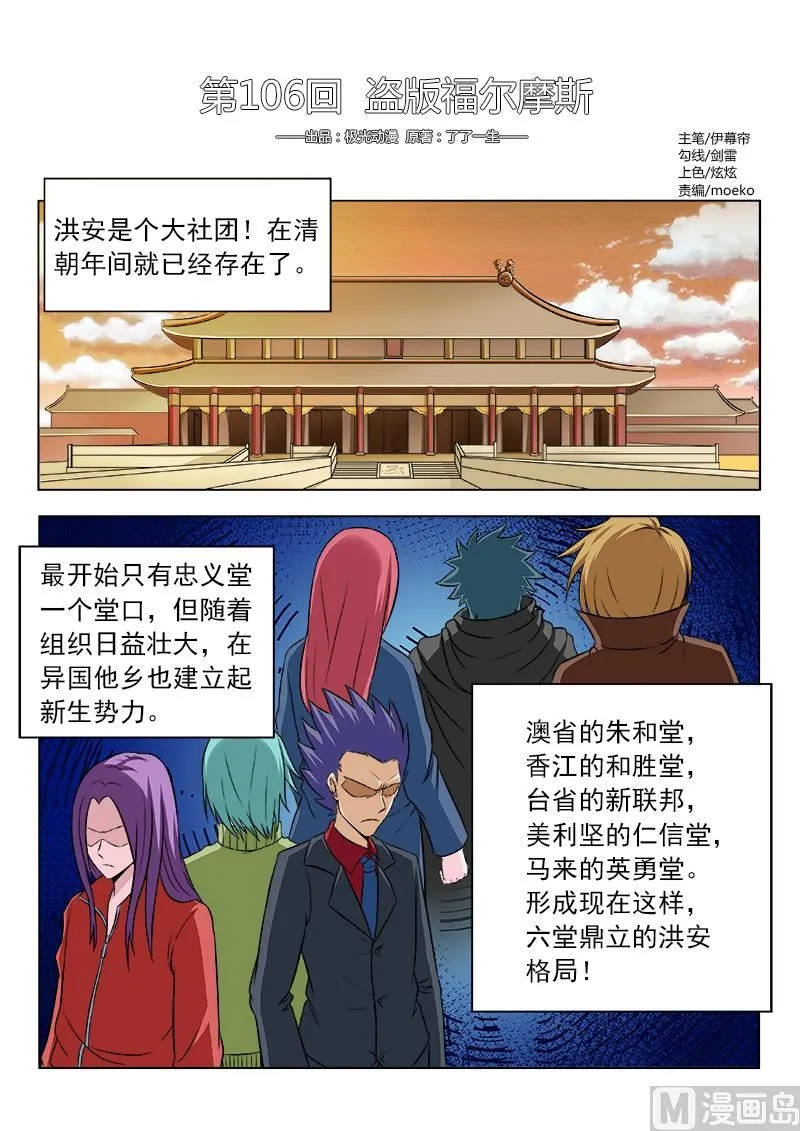 中华名医堂地址漫画,第106话 盗版福尔摩斯1图