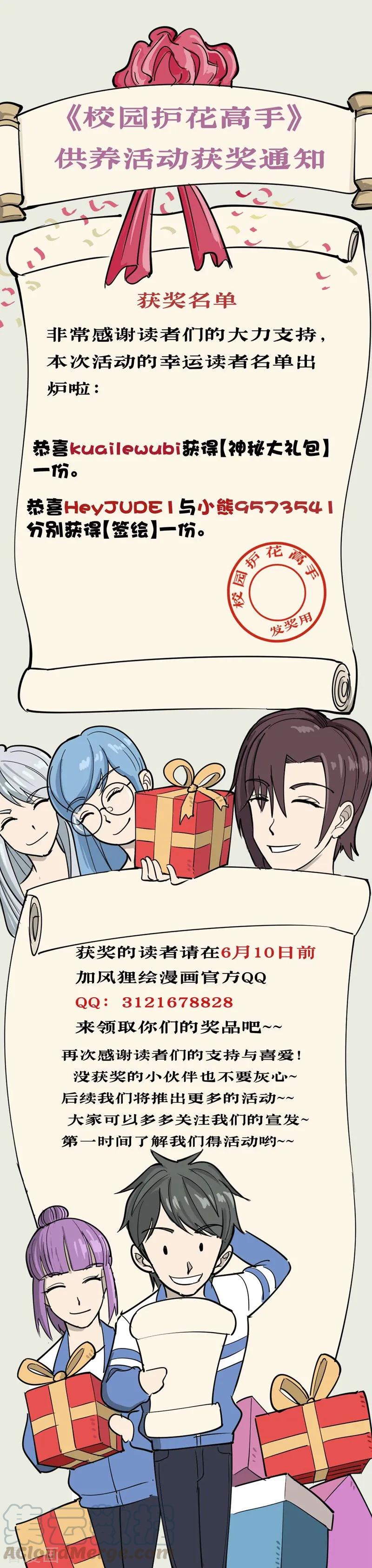 校园护花高手纪天宇全集漫画,供养获奖名单1图