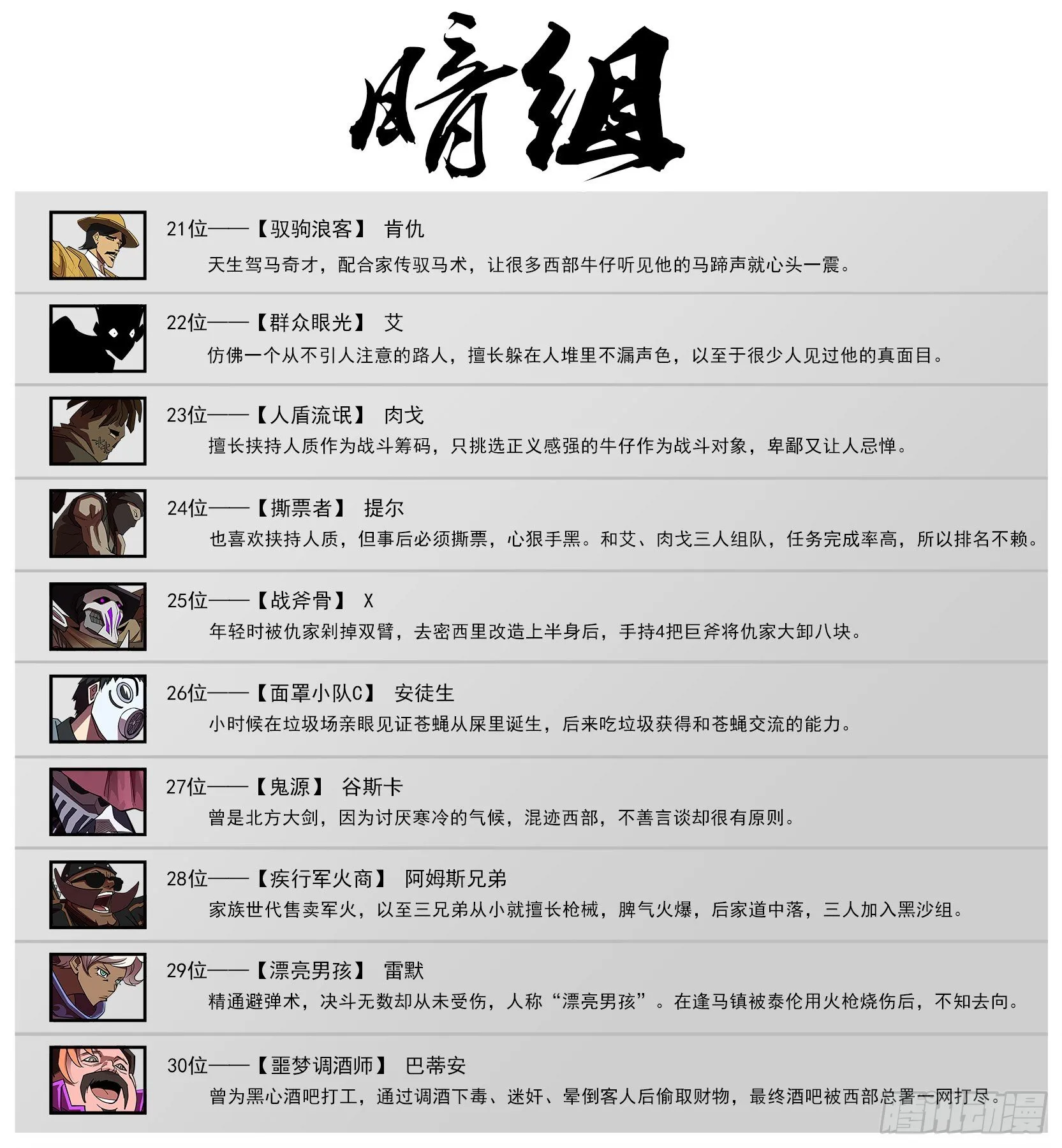 铳火漫画免费阅读漫画,暗组合照2图