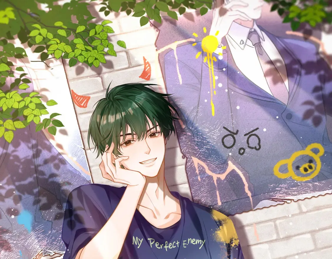 我死对头终于破产了配音演员漫画,第3话 高中时的死对头1图