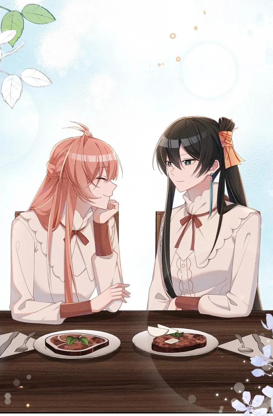 身为恶役女配的我养病娇女主漫画,046 露，等久了吗？2图