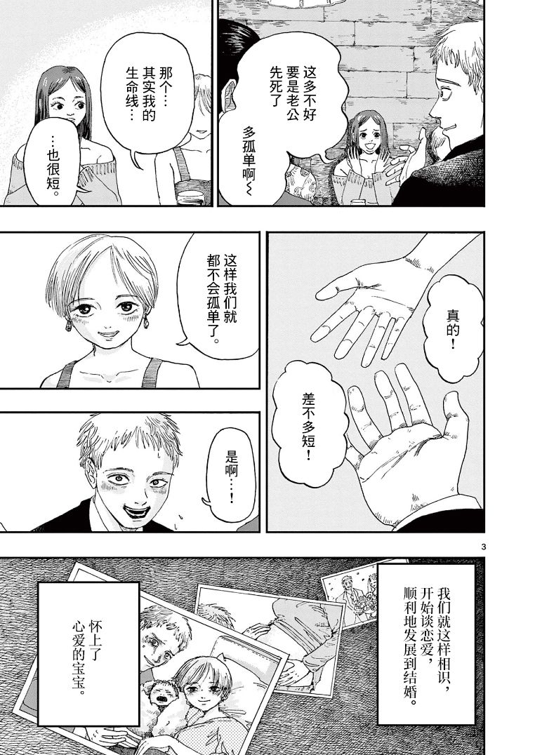 死前的百物语原版漫画,第6话生命线3图