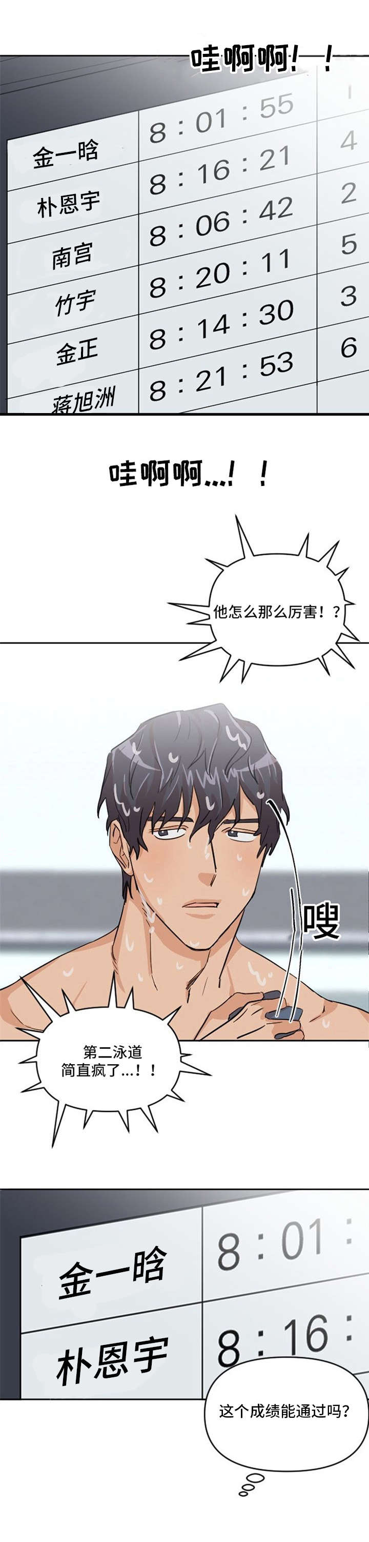 泳池水质处理方法漫画,第7章：成绩优异3图