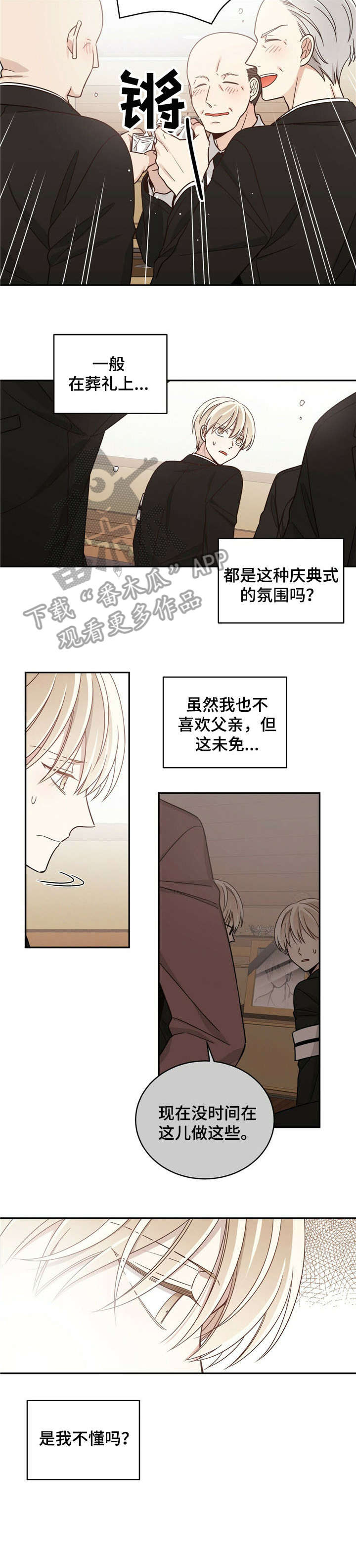 幸运卡片文案漫画,第25章：遗产4图