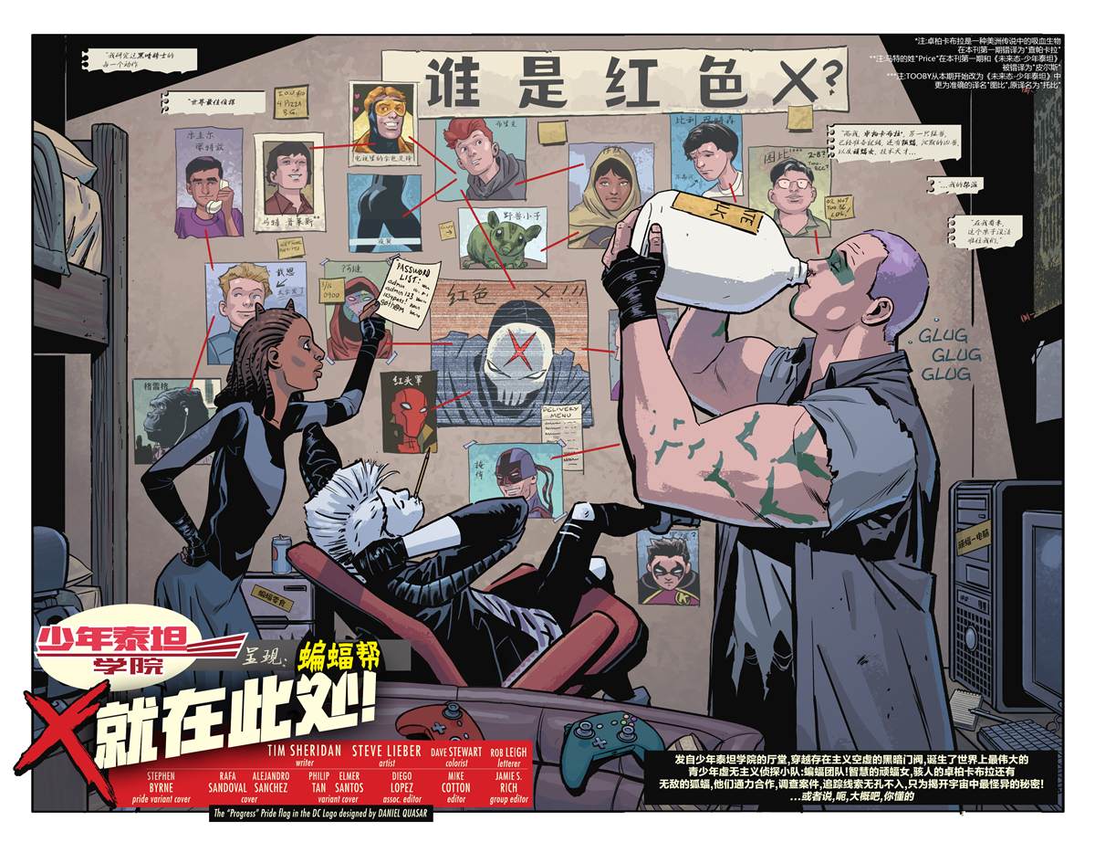 少年泰坦渡鸦英文漫画,第4话3图