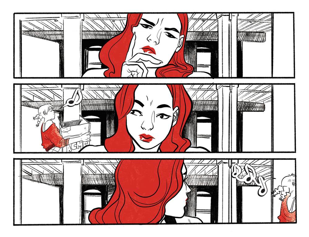 哈莉奎茵红蓝头发漫画,第7话5图
