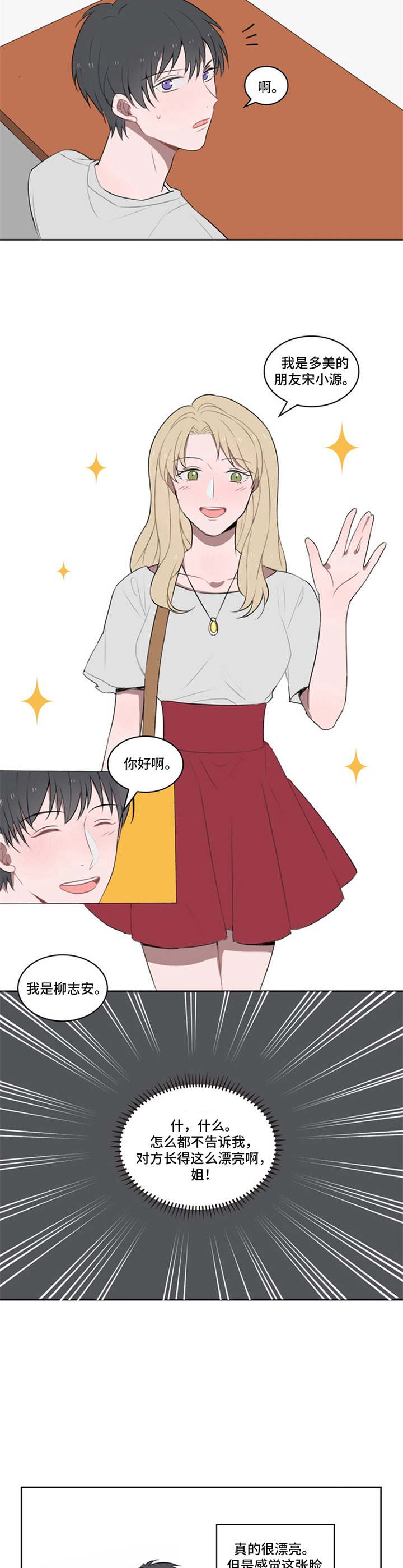 送来快递不是自己买的漫画,第9章：相亲3图