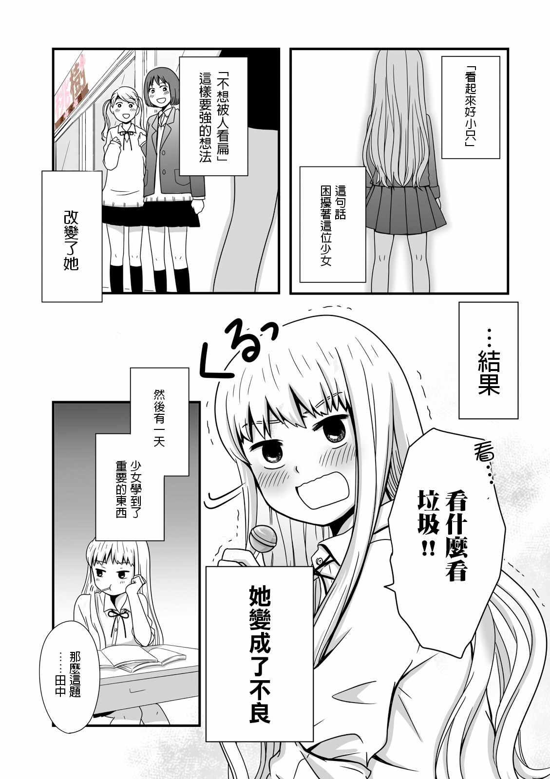 女高中生的虚度日常樱花动漫漫画,第8话1图