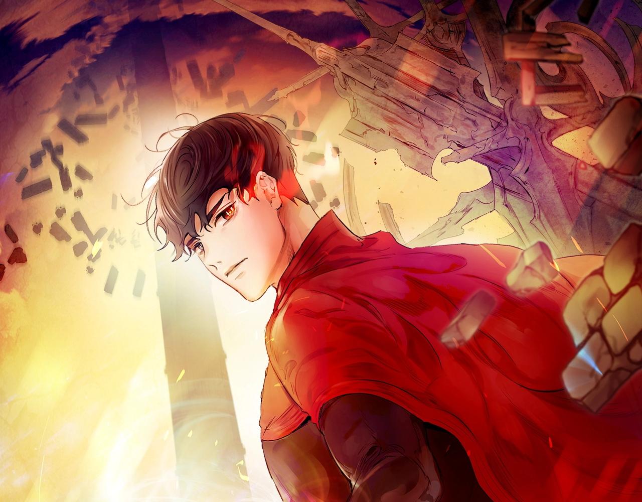 与神一同升级漫画免费阅读下拉漫画,第46话 夺旗战争1图