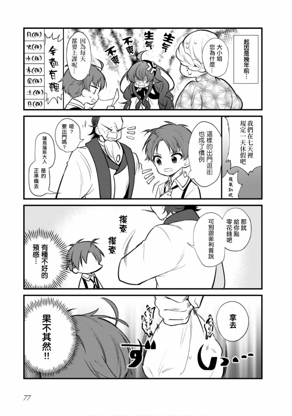 无职转生四宫格漫画,第12话3图