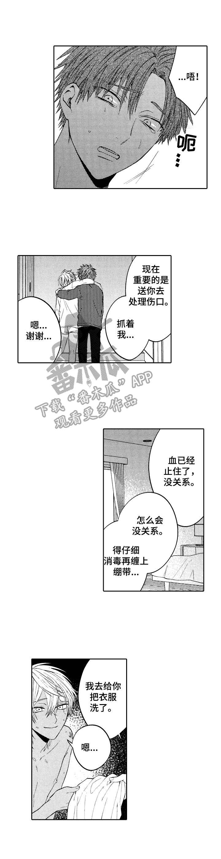 同源染色体交叉互换漫画,第12章：伤痕累累5图