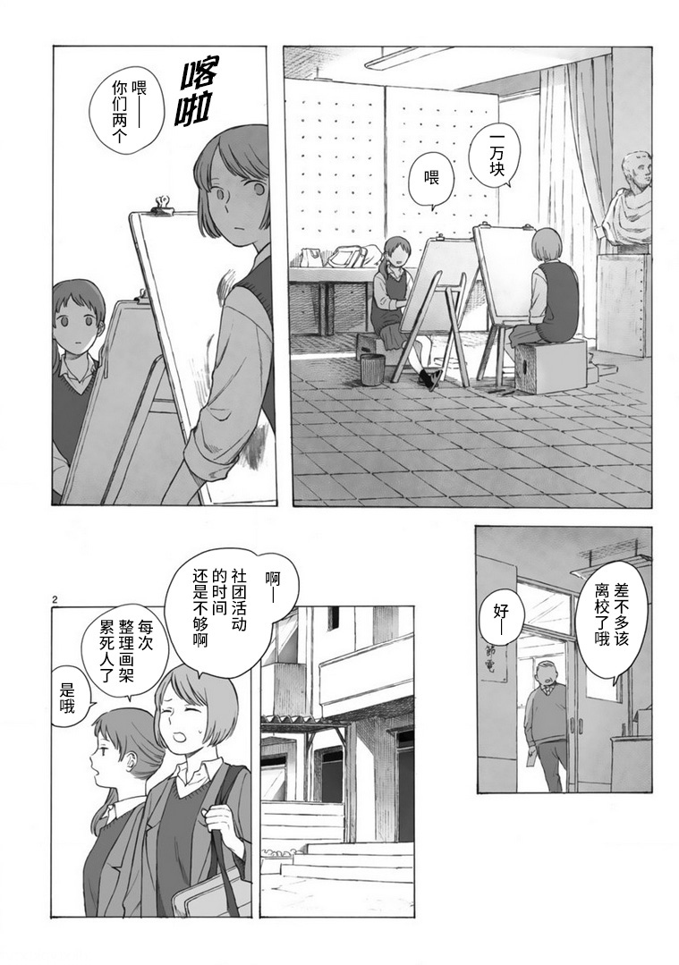 美术部属公费师范生未来前景漫画,第1话短篇4图