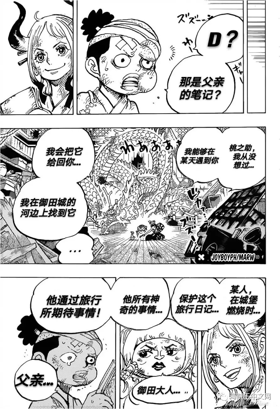 海贼王人物漫画,第1000话草帽路飞3图