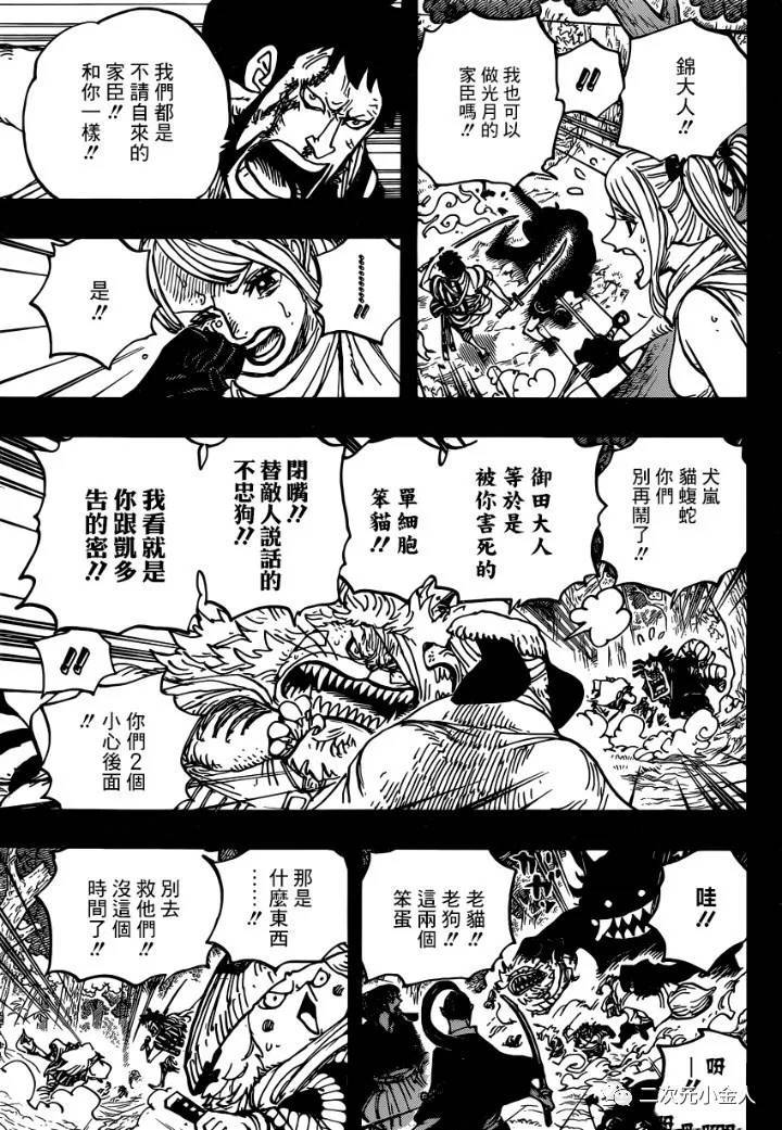 海贼王op粉漫画,第973话光月一族5图