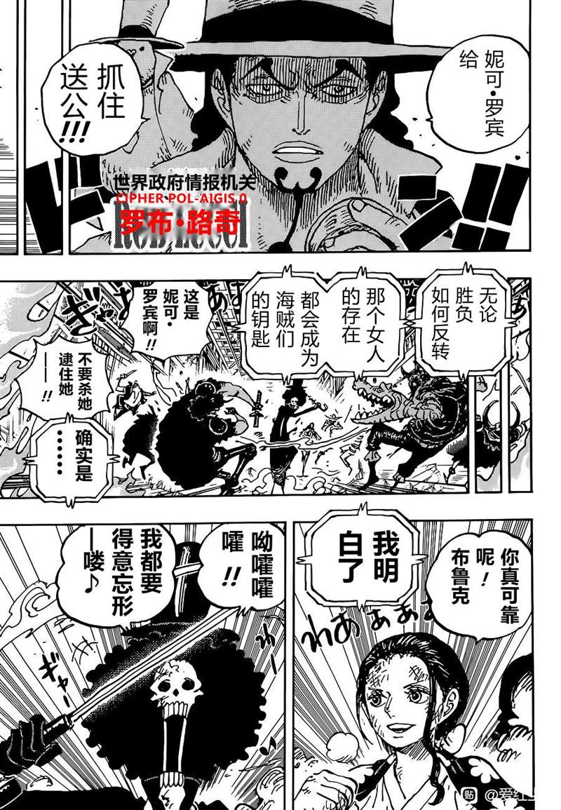 海贼王壮志雄心漫画,第1028话腕5图