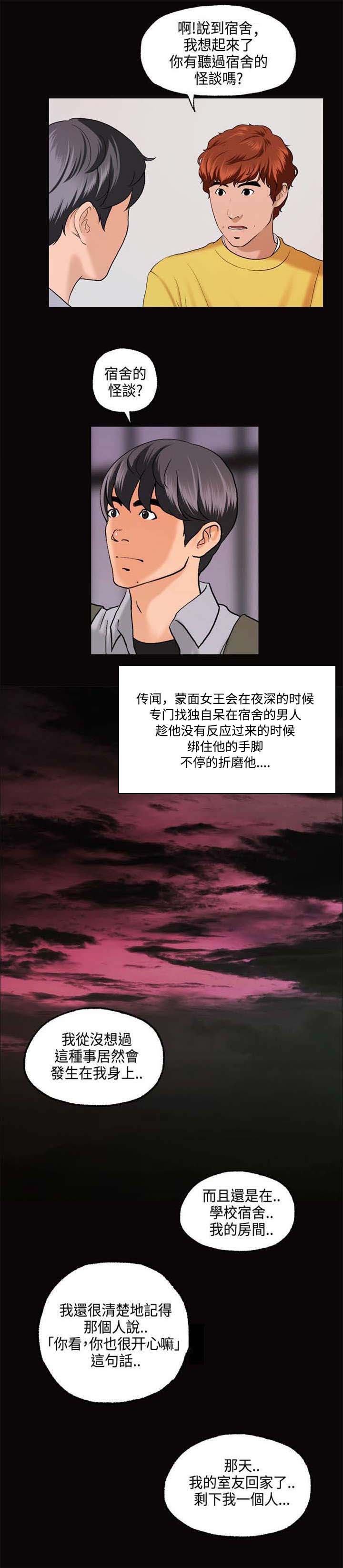 宿舍怪谈游戏通关攻略漫画,第2章：宿舍怪谈4图