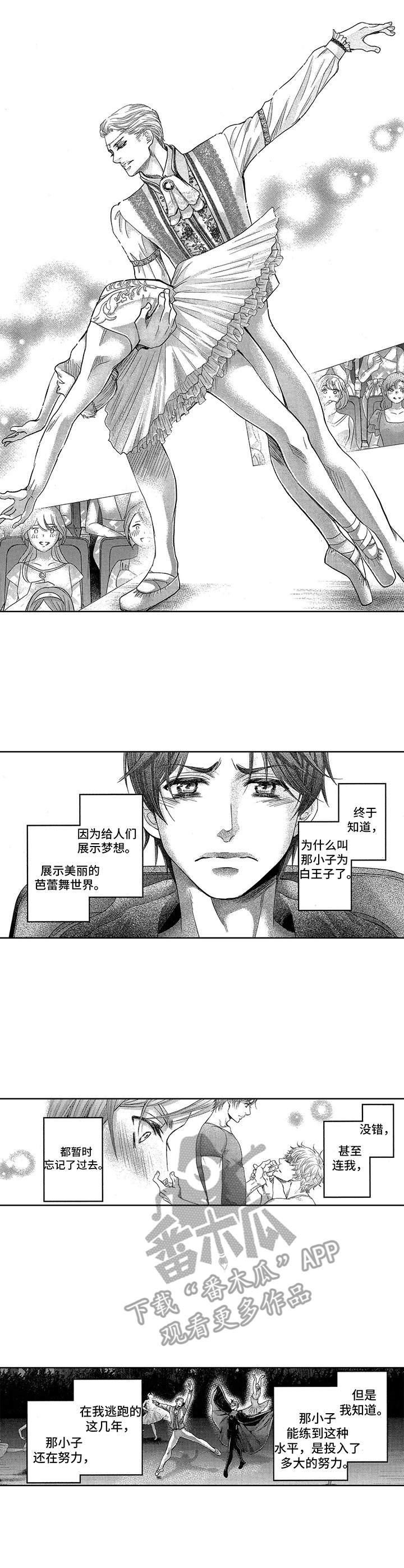 芭蕾王子的沦陷完结漫画,第17章：复出1图