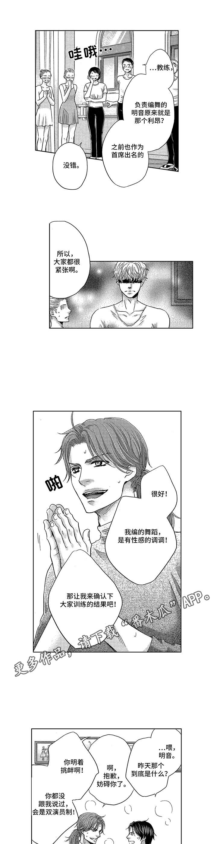 芭蕾王子蔡一磊漫画,第11章：眼神凶恶4图