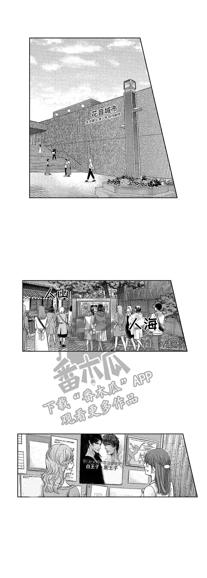 芭蕾王子蔡一磊漫画,第11章：眼神凶恶1图