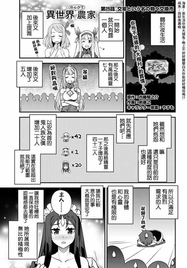 异世界悠闲农家在线观看全集动漫免费版漫画,第25话1图