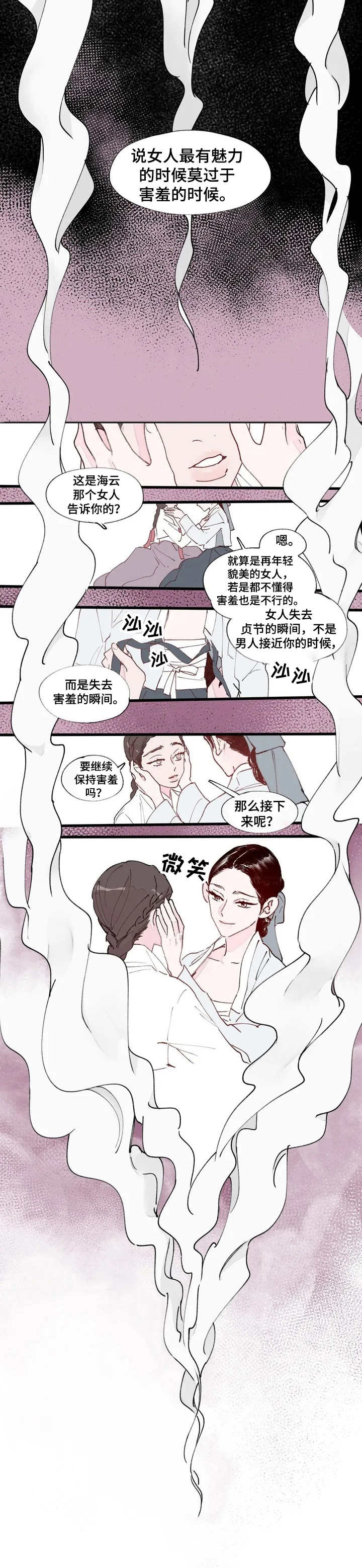 深宫步步杀机漫画,第1章：害羞的瞬间5图