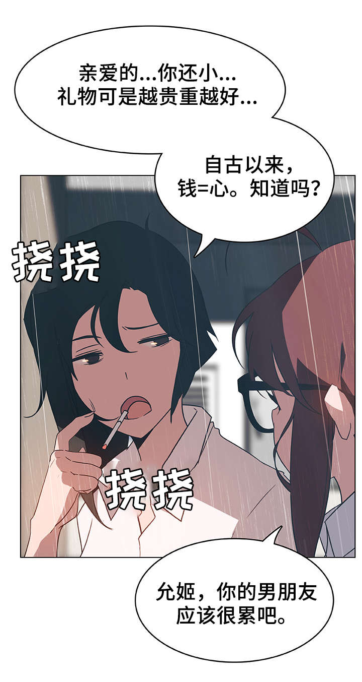 急速下坠的鸟叫声漫画,第14章：礼物4图