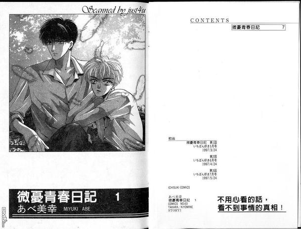 微忧青春日记漫画在线观看漫画,第1卷3图