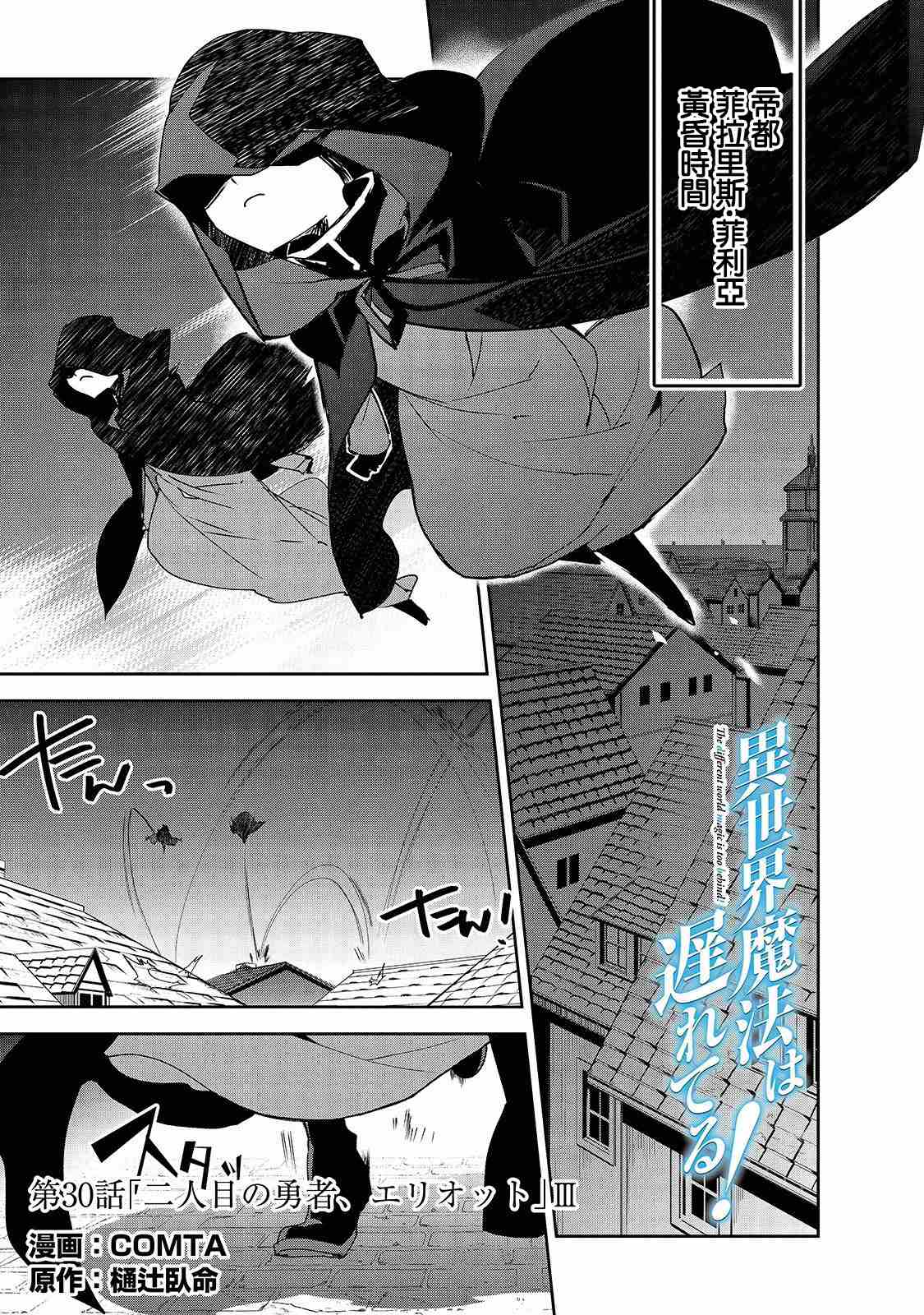 异世界的魔法太落后了小说下载漫画,第30话第二位勇者，艾利欧特1图
