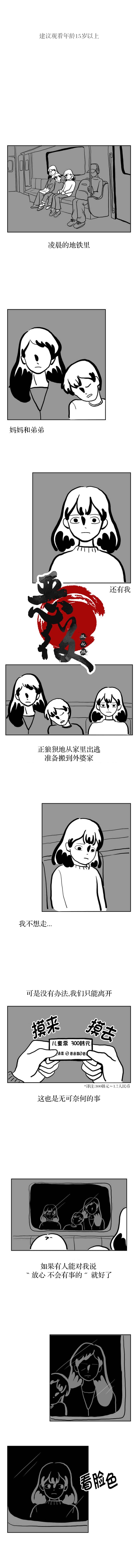 低头走路头像漫画,序章1图