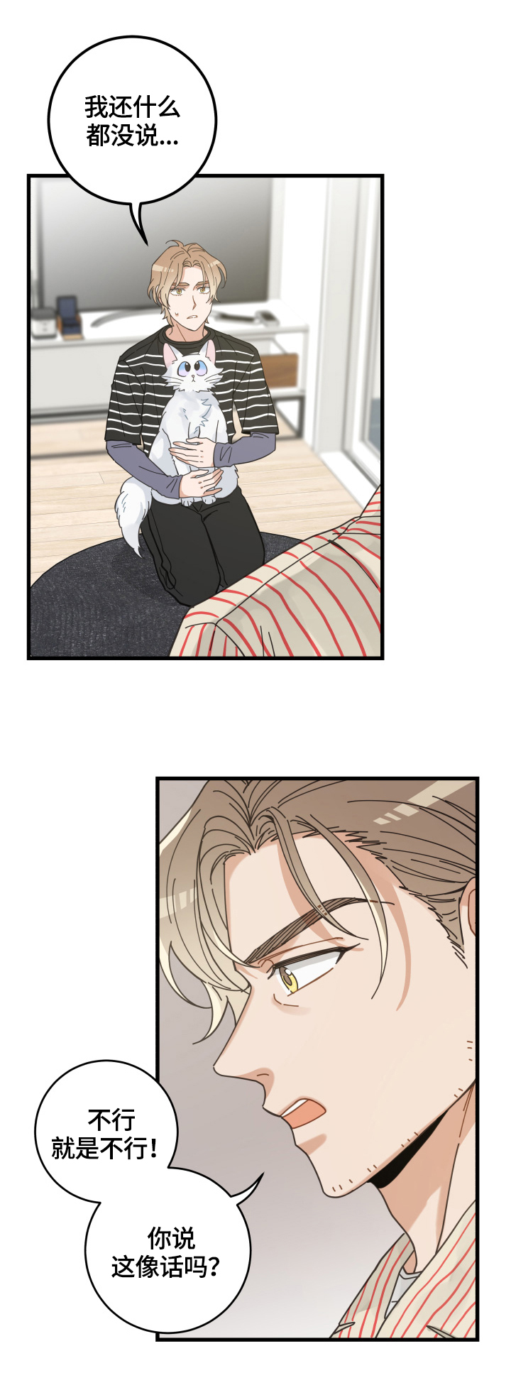 亲爱的喵君是韩漫吗漫画,第59章：不同意3图