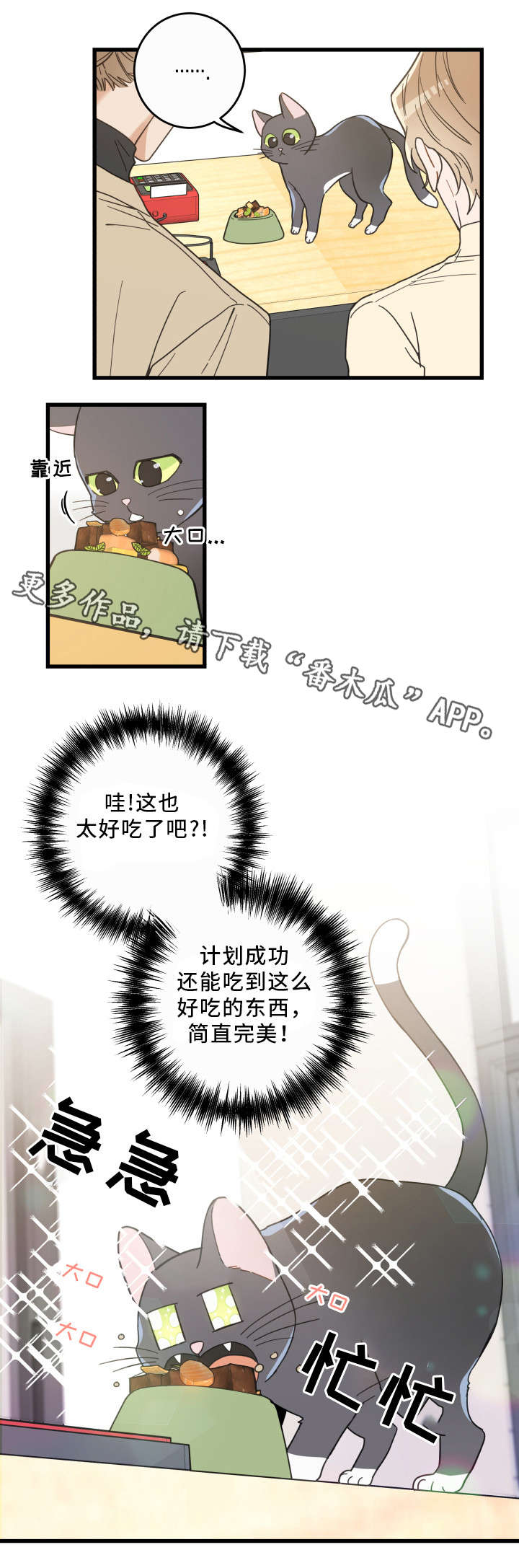 亲爱的喵君非麻瓜漫画,第33章：好想你4图