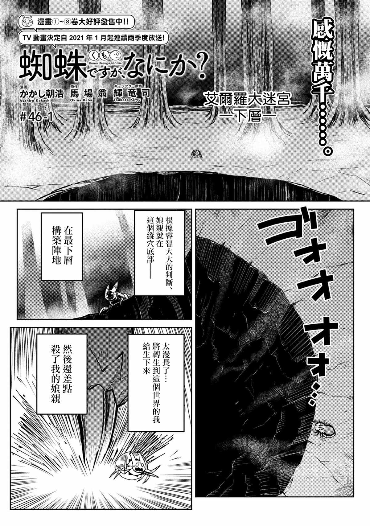 不过是蜘蛛怎么了漫画漫画,第46.1话1图