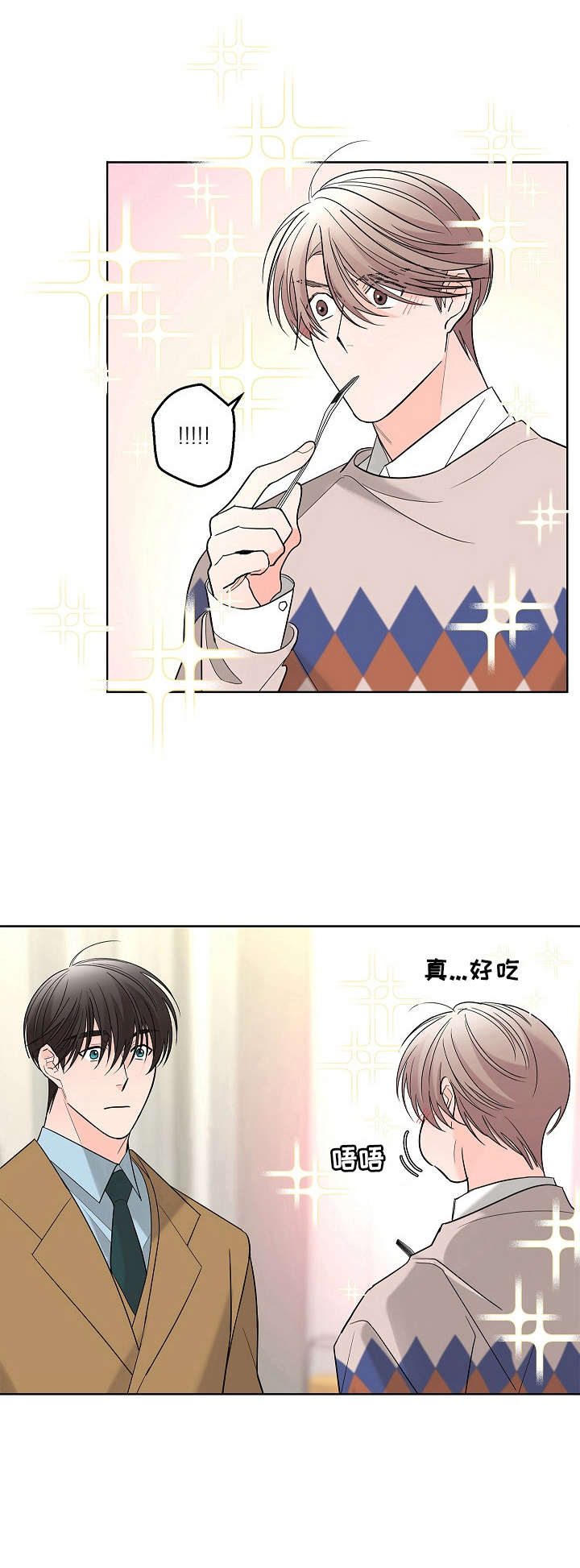 贝塔的意思解释漫画,第14章：高级餐厅5图