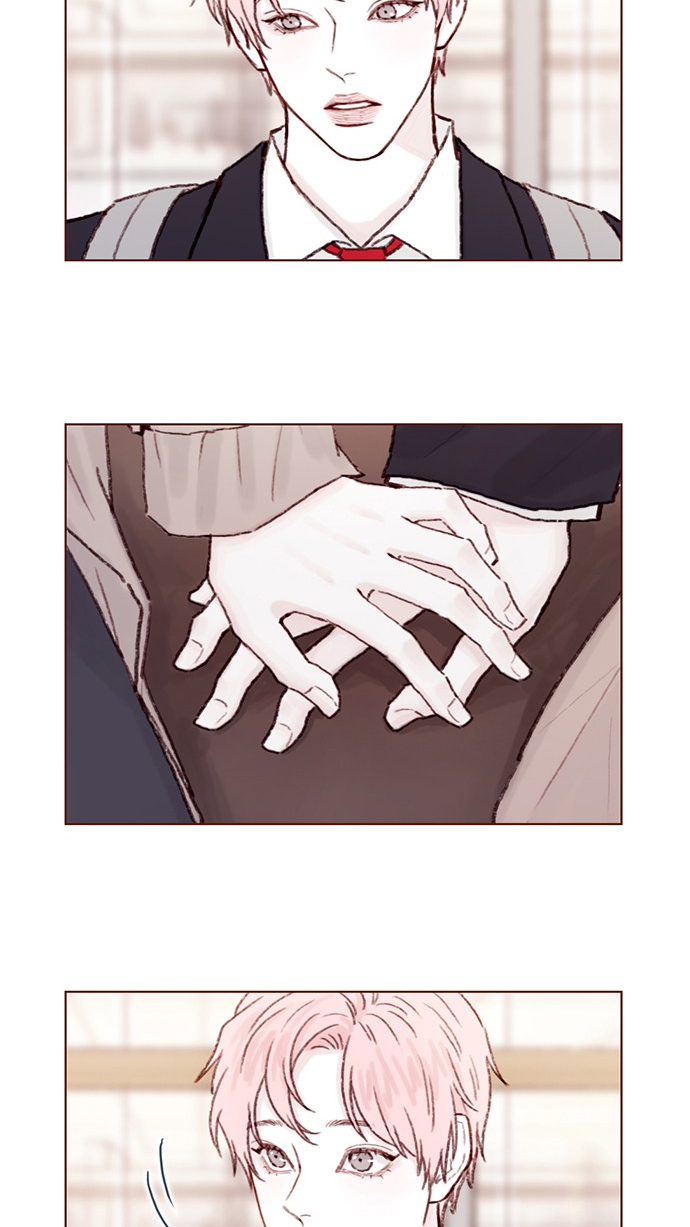 喜欢我的小柿子作者ins漫画,[第61话] 那牵手要怎么解释？2图