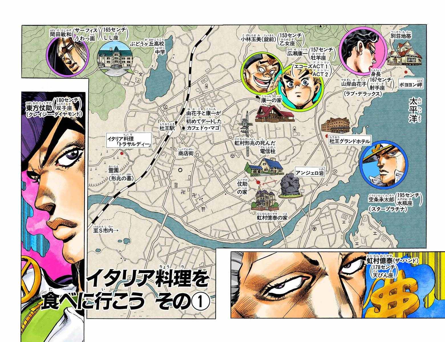 jojo的奇妙冒险现场漫画,第4部05卷全彩3图