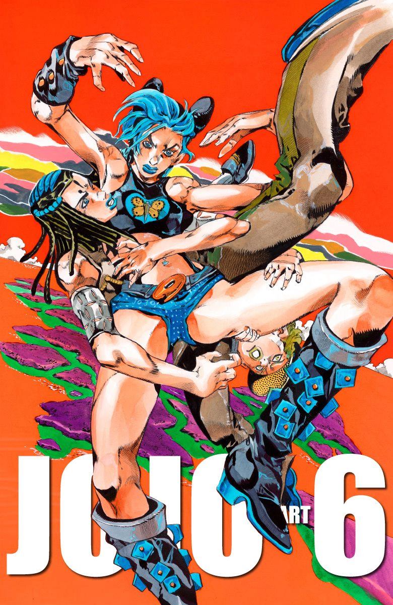 jojo的奇妙冒险第一季动漫漫画,第6部13卷全彩4图