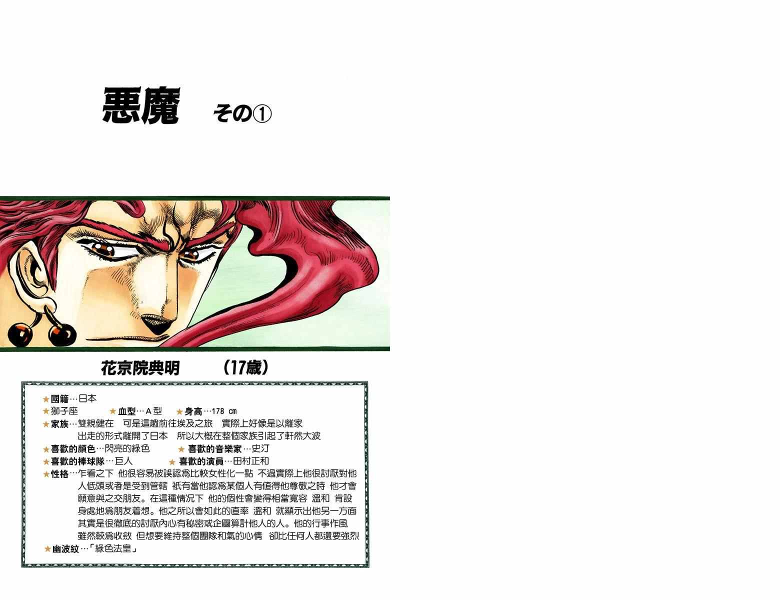 jojo奇妙冒险漫画,第3部03卷全彩2图