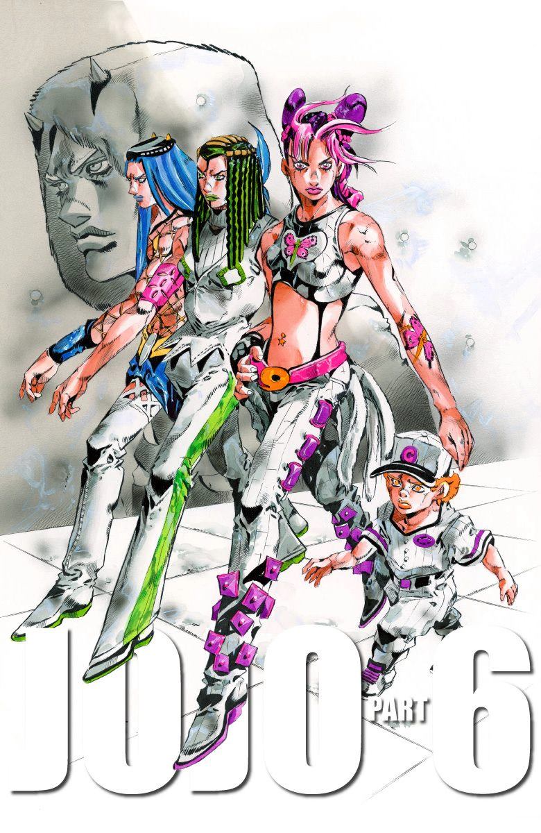 jojo奇妙冒险英文名漫画,第6部15卷全彩4图